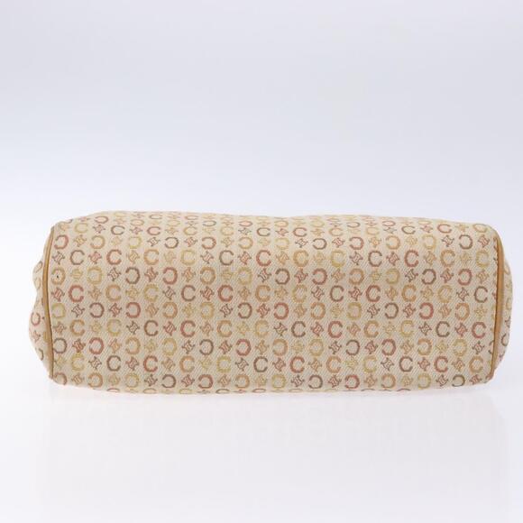 CELINE C Macadam Canvas Hand Bag Beige - Picture 9 of 13